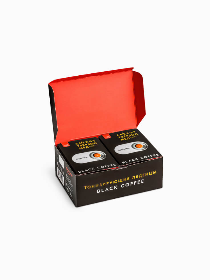 Energy Black Coffee – Natural Coffee Honey Lozenges