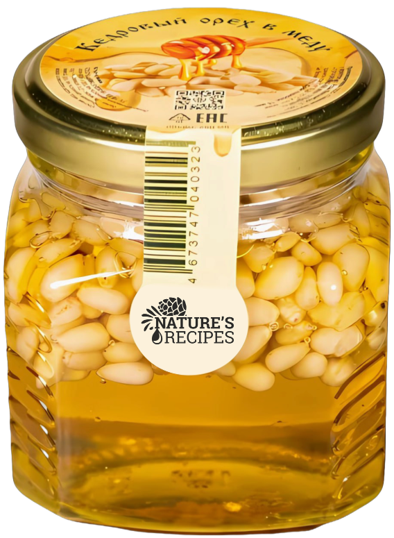 Pine nuts in honey