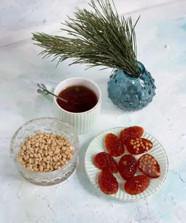 Marmalade with cedar nuts
